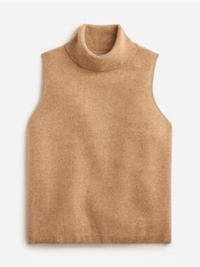 J.Crew Cashmere Mock Sweater Shell Size Small